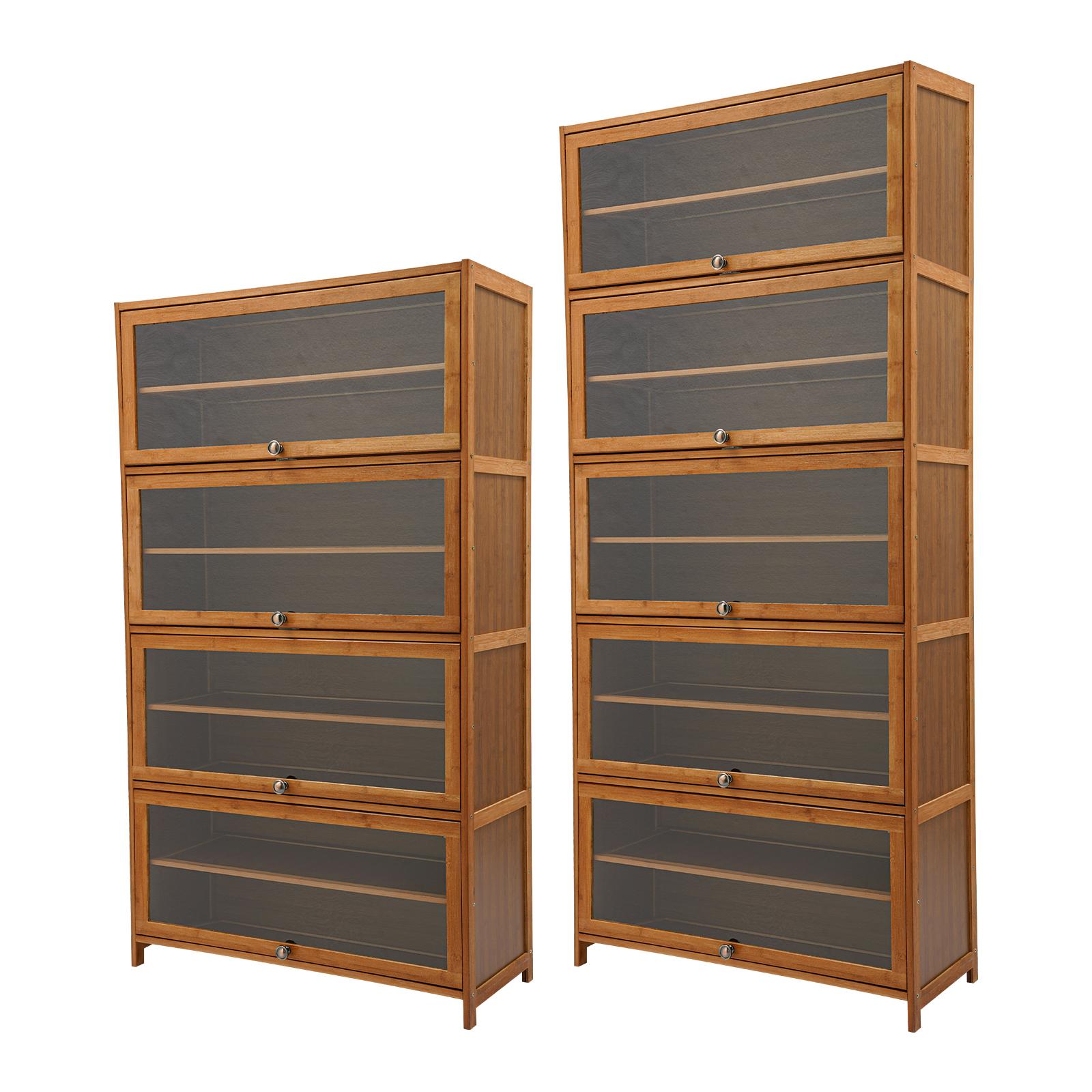 Шкаф для хранения обуви, Отдельно стоящий органайзер для обуви, Шкаф для обуви с дверцами шоколадный